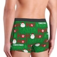 thumbnail image 4 of Kdxio Men's Boxer Briefs with Cute Santa And Ho Ho Ho Print - Comfortable and Breathable Underwear for Everyday Wear, 4 of 7