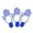 Blue, variant on Home Goods Design 5 for Home & Office Use BPA Free Food Grade Material Durable Construction Leak Proof Design Easy to Clean Dishwasher Safe Reusable Perfect Gift Idea Ideal for Daily Use