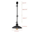 thumbnail image 5 of FSLiving Remote Control H-type Ceiling Pendant Light with E26 LED Edison Bulb Black Metal Umbrella Shade Dimmable&Color Changing&Timer Lamp Adjustable Swing Arm for Kitchen Sink Bar Island - 1 Pack, 5 of 8