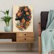 thumbnail image 5 of Qisvanset Framed Canvas Wall Art 12x16 Inch Wildflower Jesus Spring Apartment Floral Art, 5 of 5