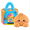 Orange, variant on Dumpling Squishies, Big Rainbow Squishes with Steamer, by Zhaohaosy