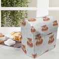 thumbnail image 3 of Fox Stand Mixer Cover, Sleeping Animals Pattern on Heats and Leaves Background Vintage Inspirations, Kitchen Appliance Organizer Bag Cover with Pockets, 5 Quarts, Coral Beige, by Ambesonne, 3 of 4