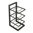 thumbnail image 2 of 4 Tier Carbon Steel Adjustable Pot Rack Kitchen Organizer, Height-Adjustable Shelves Sturdy Durable, Easy Assembly Space-Saving, Scratch-Resistant, For Kitchen Under Sink Cabinet Pot Pan Lid Storage, 2 of 6