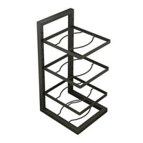 WEGFTDUOP 4-Tier Carbon Steel Pot Rack, Adjustable Under-Sink Organizer, Space-Saving Kitchen Shelf, Multi-Height Storage for Pans, Lids & Bakeware, 52x26x22 cm, Easy-Assemble