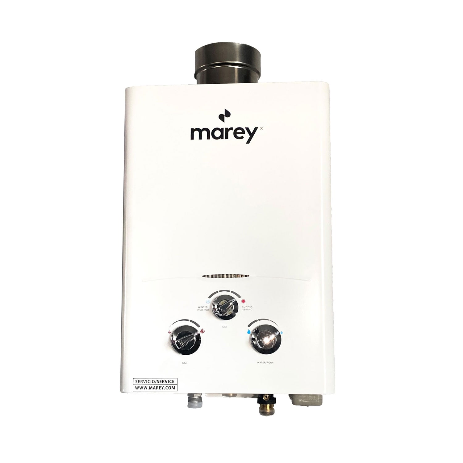 Marey GA5FLP 34000 BTU 1.32 GPM Compact Liquid Propane Tankless Water Heater  | Walmart Canada