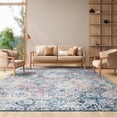 thumbnail image 5 of SAFAVIEH Area Rug 12x15 - Madison Collection - X-Large - Transitional Modern Design, Navy & Teal, Non-Shedding & Easy Cleaning, Ideal for Living Room, Bedroom, Dining Space (MAD611N), 5 of 17