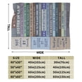 thumbnail image 3 of To Mu Sister In Law Blanket Gifts For Kids Adults - Lightweight Throw Blanket For Bedroom Living Room Decor Soft Fuzzy Fleece Cozy Plush Bed Couch 80"X60", 3 of 7