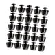 thumbnail image 4 of 25 remaches de cabeza plana redonda, fáciles de instalar, con tornillos de 12 mm. Negro A, 4 of 8