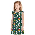thumbnail image 1 of Balery Lgbt Penguin Camisón de princesa para niñas, pijama de algodón con mangas abullonadas, suave y bonito.-Large, 1 of 6