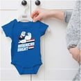 thumbnail image 5 of Popeye The Sailor Man American Might Romper Boys or Girls Infant Baby Brisco Brands 12M, 5 of 6