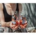 thumbnail image 2 of Disney The Nightmare Before Christmas Jack and Sally Fluted Glassware | Set of 2, 2 of 6