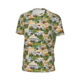 thumbnail image 6 of Wukai Construction Machinery1 Print Men's Short-Sleeved Mesh T-Shirt,Quick-Dry Short Sleeve Workout T-Shirt-4X-Large, 6 of 8