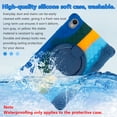 thumbnail image 6 of 【RUIXH】For onn 8.1" Core Tablet protective case onn Android 16 (2026 Model) Tablet Case Premium Silicone drop-proof Built-in 360° Rotating Stand Dedicated Pen Slot with Adjustable Shoulder Strap, 6 of 9