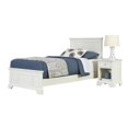 thumbnail image 2 of Home Styles Naples Twin 2 Piece Bedroom Set in White, 2 of 3