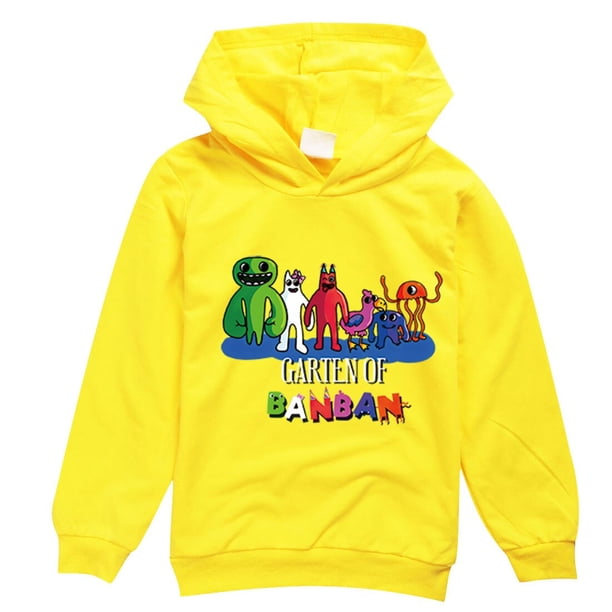 Sudadera con capucha de jardín de Banban gráfico para niños, abrigos de manga larga, Sudadera con capucha de dibujos animados para bebés, ropa informal para niñas, prendas de vestir de Halloween