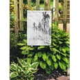 thumbnail image 2 of LADDKE People Copacabana Beach Rio De Janeiro Brazil City Sketch Drawing View Garden Flag Decorative Flag House Banner 28x40 inch, 2 of 2