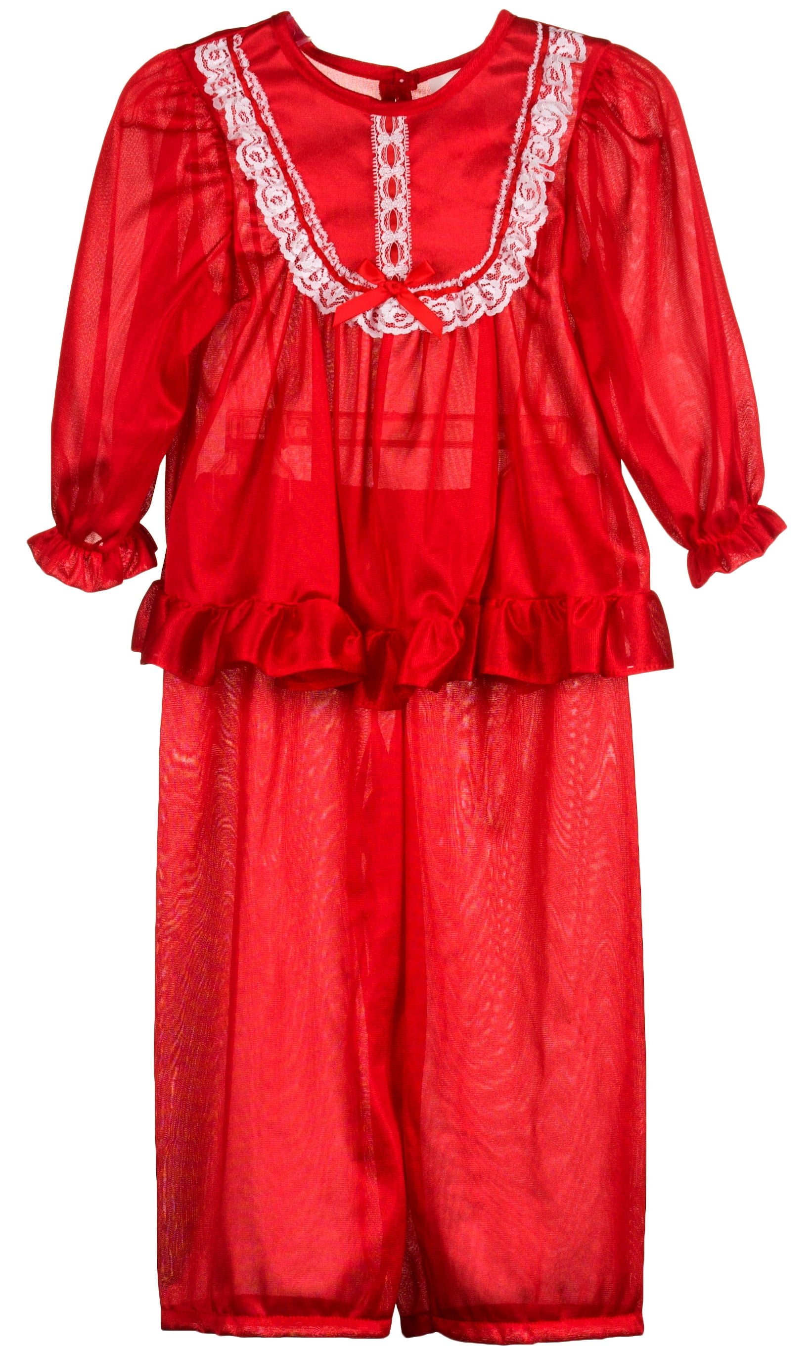 Fancy Girls Pajamas LAURA DARE 2T-14 Boutique Dots Flowers Ruffles Sleepwear