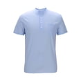 thumbnail image 4 of CAIVO Polo Shirts Men Button Up Short Sleeve Shirts Fashion Casual Business Work With Pocket Lapel Solid Color Classic Fit Golf Tops Stretchy , M, 4 of 6
