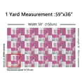 thumbnail image 3 of Manfei Pink Aesthetic Sewing & Crafting Fabric (3 Yards), Abstract Oil Painting Home Decor Fabric by the Yard, Geometry Checkered Fabric by the Yard, Stylish Living Room Decoration, 3 of 6