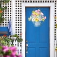 thumbnail image 2 of Household Doorplate, Ongmies Door Plates Colorful Flowers Spring Hanging Decorative Signs Wooden Spring Welcome Panels Are Used to Decorate The Porch Entrance Door, Door Hanging Decoration, 2 of 9
