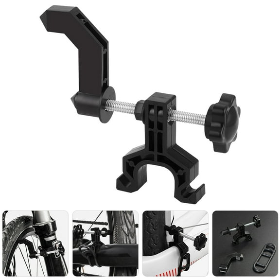 GOOHOCHY Bike Maintenance Stand Bike Wheel Truing Holder 8.7x7.8cm Black