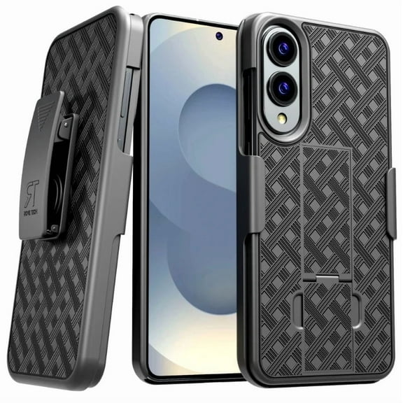 Samsung Galaxy S25 Edge (2025) Belt Clip Holster Phone Case - Black