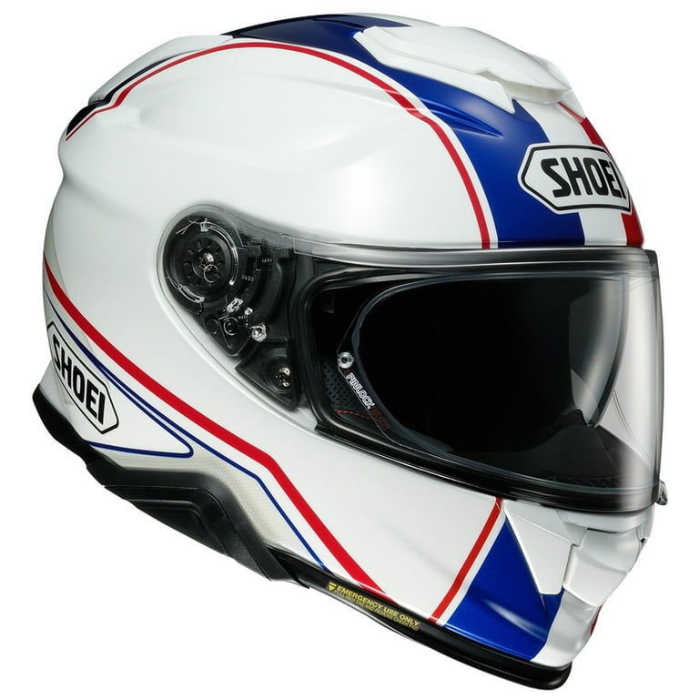 Shoei GT-Air II Panorama TC-10 Full Face Helmet - White/Red
