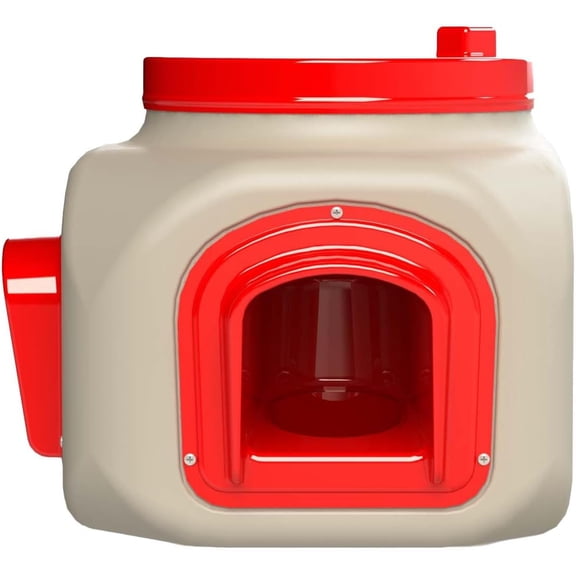OverEZ Compact Chicken Feeder - 25 lb Capacity
