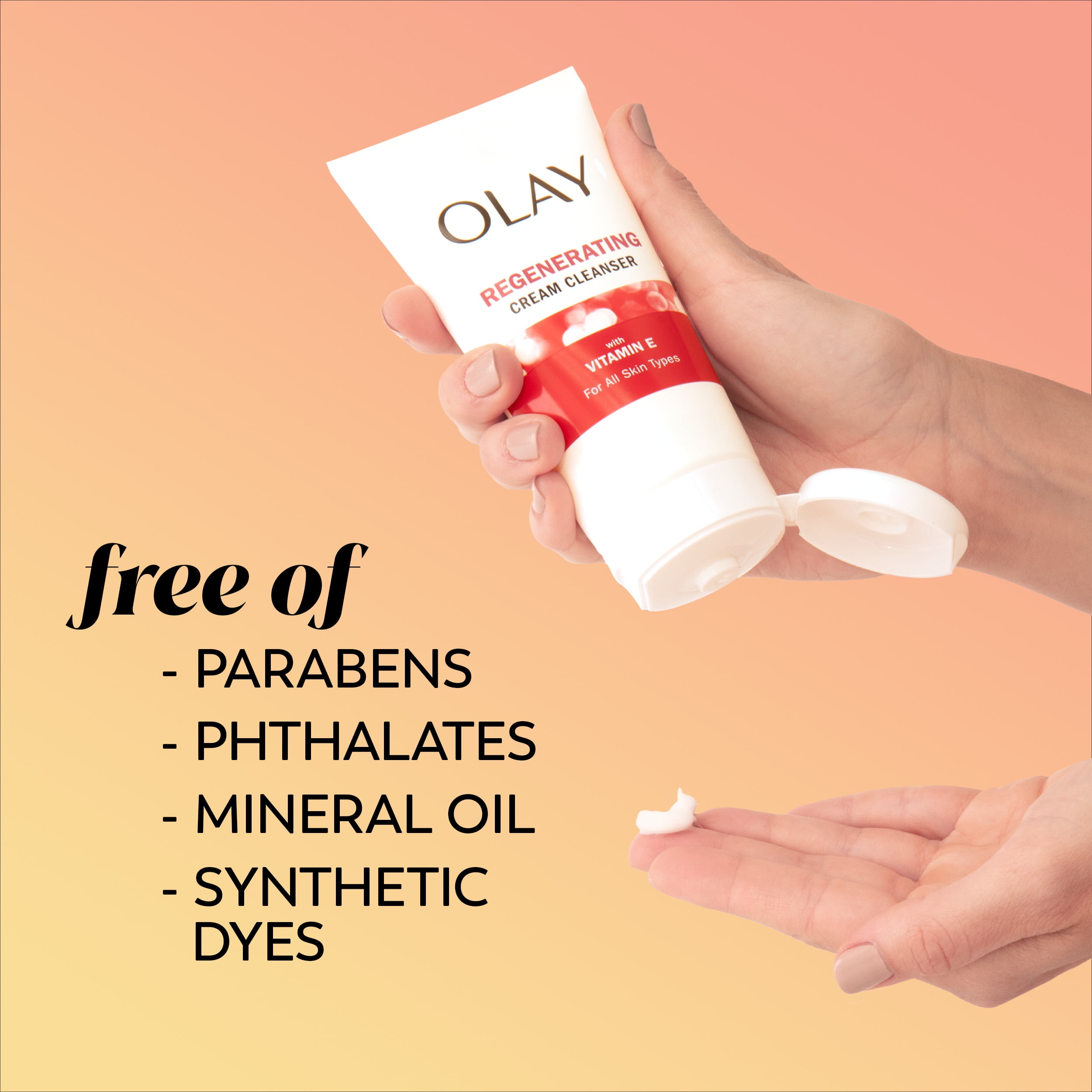 Olay Regenerist Regenerating Cream Facial Wash, Anti-Aging