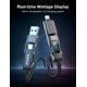thumbnail image 3 of Cable USB C 4 en 1 XKCZ con pantalla de potencia de 240 W y 1,5 m de nailon, 3 of 6