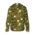 thumbnail image 3 of Uemuo Gnomes Playing in the Garden Pattern Women's Full Zip UPF 50+ Sun Protection Hoodie Jacket Long Sleeve Sun Shirt Hiking Outdoor Performance with Pockets-Large, 3 of 9