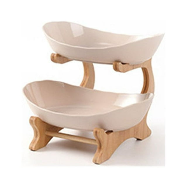 2/ 3 Tier Fruit Bowl Large Fruit Basket for Kitchen Kitchen Bowls for Fruit and Vegetable Storage for Sushi Dessert Fruit Vegetables,pp Material
