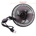 thumbnail image 5 of Car Fan USB Powered Car Circulator Fan 3 Speed Cooling Vehicle Fan for Car Rear Back for Seat Passenger Pet, 5 of 10