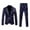 Black, variant on Men's Mardi Gras Festival Long Sleeved Lapel Button Suit Jacket with Fashionable and Fun Carnival Prints, Casual and Stylish Carnival Festival Outfits