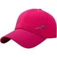 thumbnail image 5 of Naierhg Baseball Hat Unisex Quick-Dry Golf Fishing Hat Breathable Mesh Adjustable Men Women Letter Design Summer Sun Protection Hat Outdoor Khaki, 5 of 8