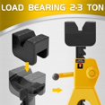 thumbnail image 4 of Adaptador universal de goma Jack Stand Pads TONDA, de 2 a 3 toneladas, paquete de 4, 4 of 8