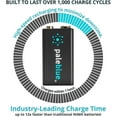 thumbnail image 4 of Pale Blue Piles Rechargeables au Lithium-Ion 9 V - Lot de 2, 4 of 5