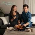 thumbnail image 6 of Chocolate Fondue Pot, 10 oz Electric Fondue Set, Temperature Control, Detachable Serving Tray, 4 Forks, 6 of 6