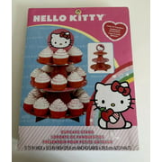 Angle View: Hello Kitty Cupcake Stand Decoration - (1512-7575)