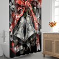 thumbnail image 3 of The Christmas Fun Style Shower Curtain for Bathroom Shower Curtain Set with 12 Hooks Waterproof Fabric Bath Curtain for Bathtub Restroom Decor, 72 X 72 in, 3 of 6