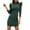 Green, variant on Sweater dress Women Autumn And Winter Knitted Sweater Puff Sleeve Dress