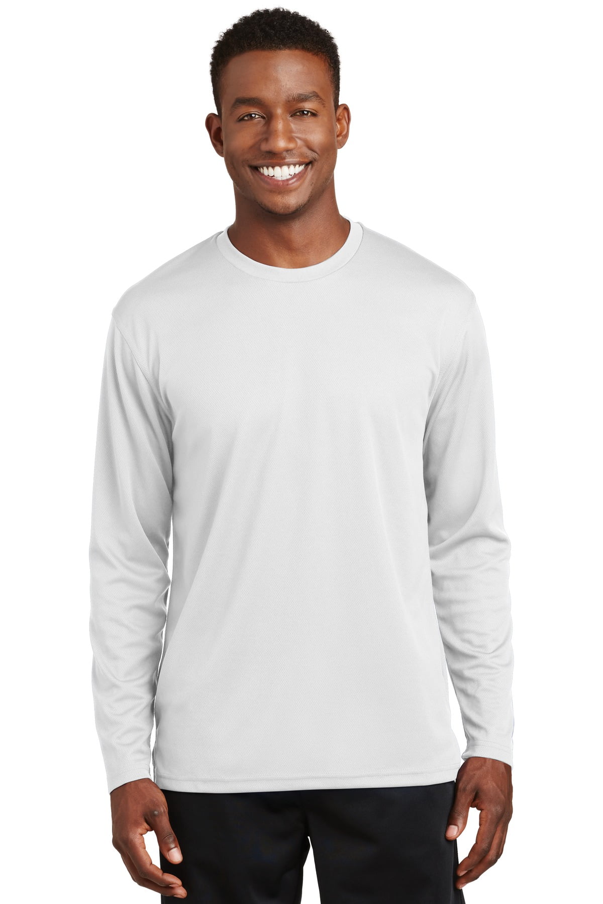 Sport-Tek Dri-Mesh Long Sleeve T-Shirt - Walmart.com
