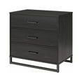 thumbnail image 5 of Ameriwood Home Monterey 3 Drawer Dresser, Black Oak, 5 of 9