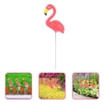thumbnail image 3 of BRIGHTFUFU Decoración de flamencos simulados de planta en macizo de flamenco adorno de jardín de animales decoración de césped al aire libre, 3 of 7