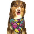 thumbnail image 5 of Dog Bandanas, Classic Colorful Triangle Adjustable Dog Scarf Triangle Bib Handkerchief Accessories for Small Medium Large Dogs, Cats, Pets, 5 of 6