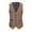 Coffee, variant on Mens Suit Vest Waistcoat Casual Tweed Retro V Neck Slim Fit Herringbone for Prom Blue S