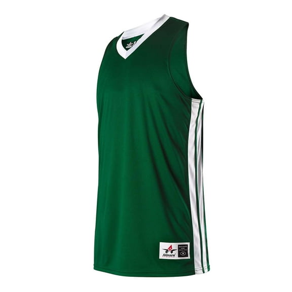 Alleson Athletic 538JW Womens Single Ply Basketball Jersey - Forest White
