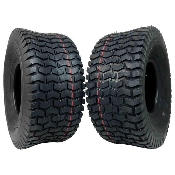 2PK 15x6.00-6 15x6.00x6 15x6x6 15x6-6 4PLY Turf Lawn Mower Tires Compatible with Toro Scag JD Kubota