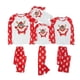 thumbnail image 1 of Conjunto de pijamas familiares de Navidad, conjunto cómodo de dos piezas con estampado de texto, Top de manga larga, pantalones elásticos, Atuendo para padres e hijos, 1 of 4