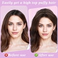 thumbnail image 4 of Juego de 2 pinzas para dar volumen al cabello con peine, herramienta voluminizadora térmica NoTrace para levantar la raíz y dar volumen con calor, color rosa y morado., 4 of 5